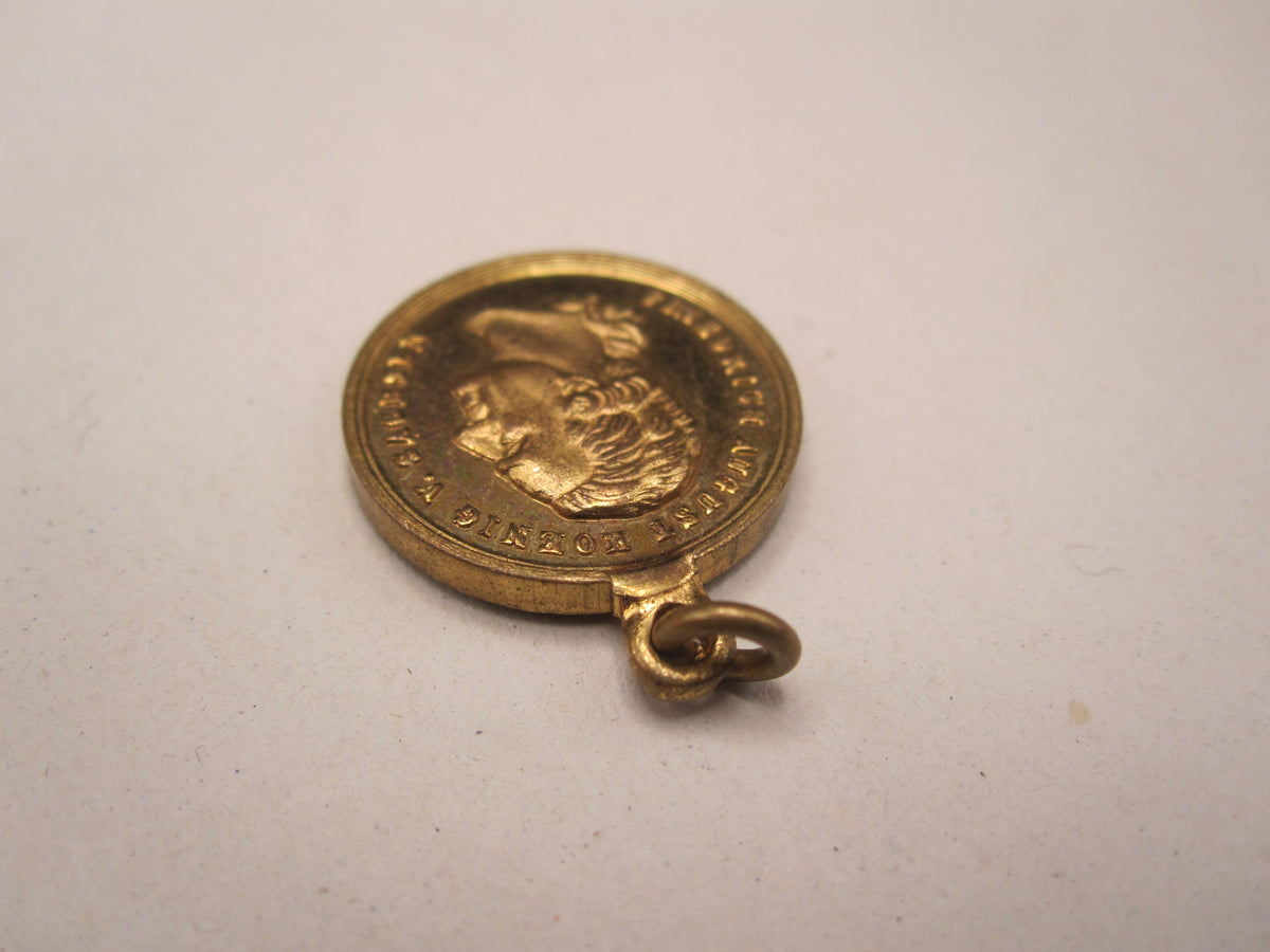 ORIGINALE Miniatur Sachsen goldene Militär Sankt St. Heinrich Medaille