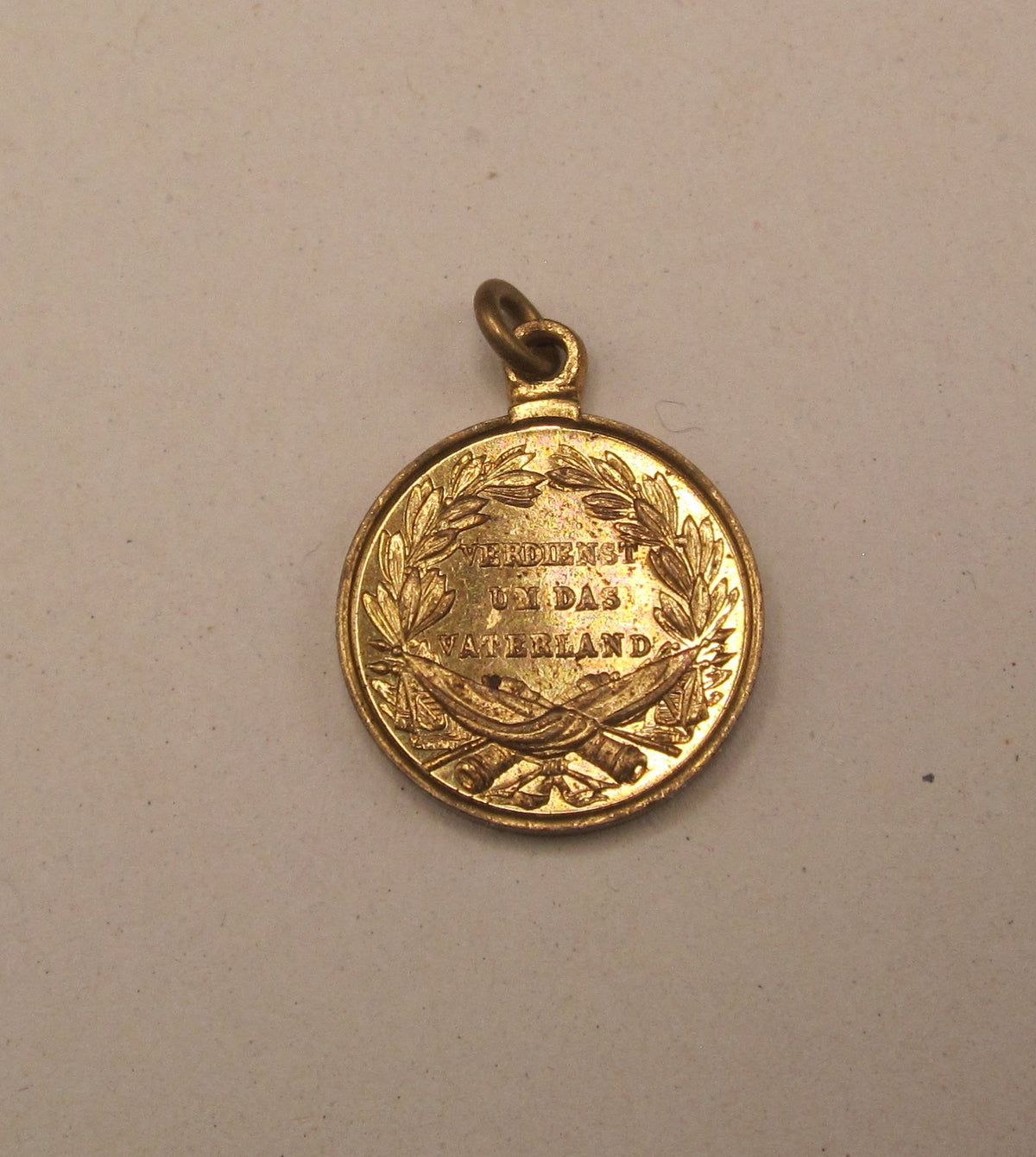 ORIGINALE Miniatur Sachsen goldene Militär Sankt St. Heinrich Medaille