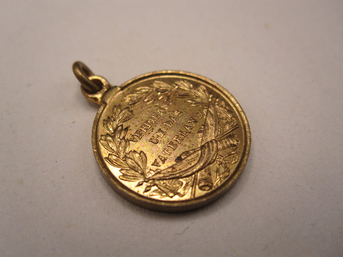 ORIGINALE Miniatur Sachsen goldene Militär Sankt St. Heinrich Medaille