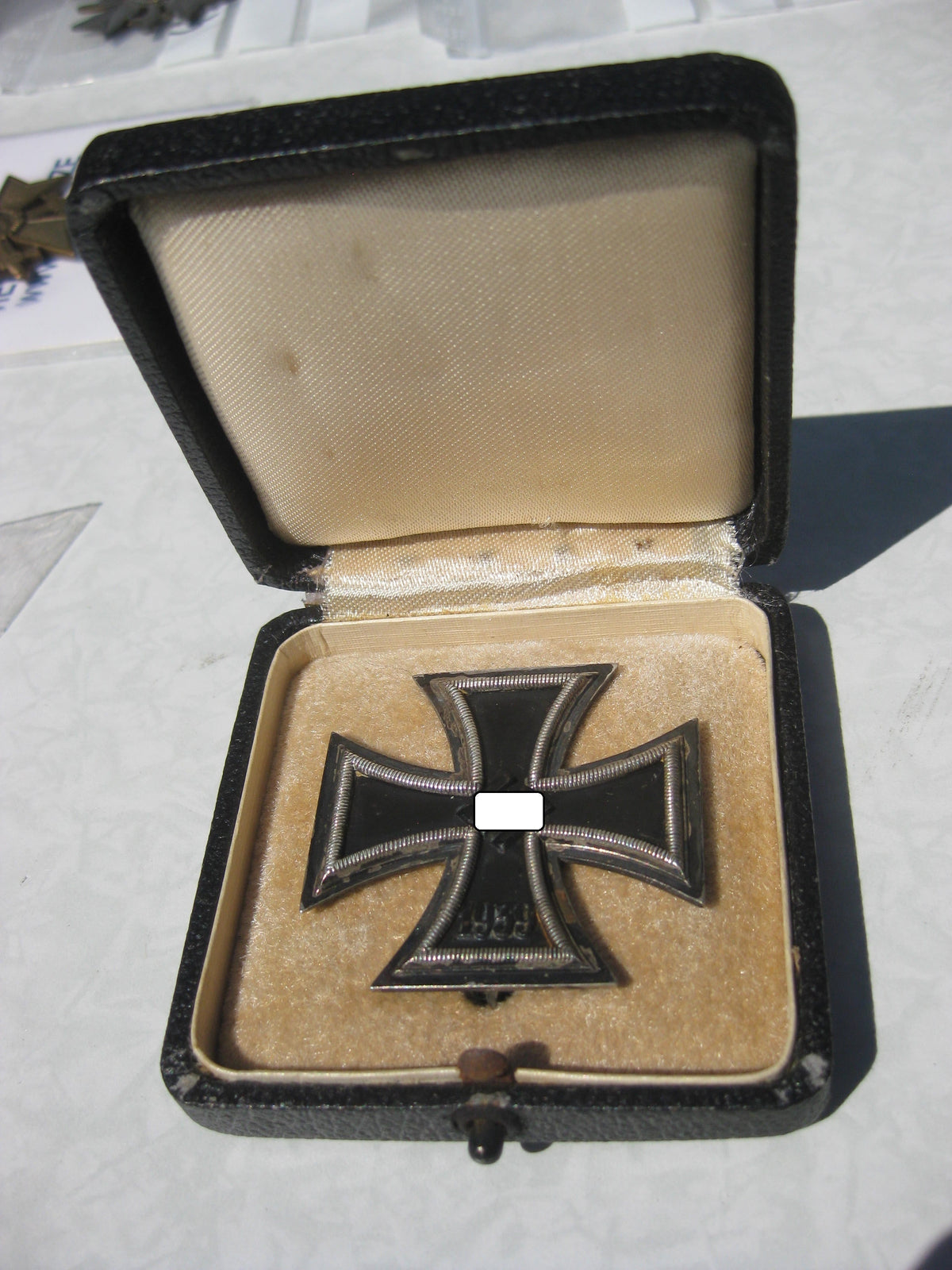 Eisernes Kreuz 1.Klasse 1939 Hersteller: &quot;L/59&quot;  (EK1/39) im Verleihungsetui
