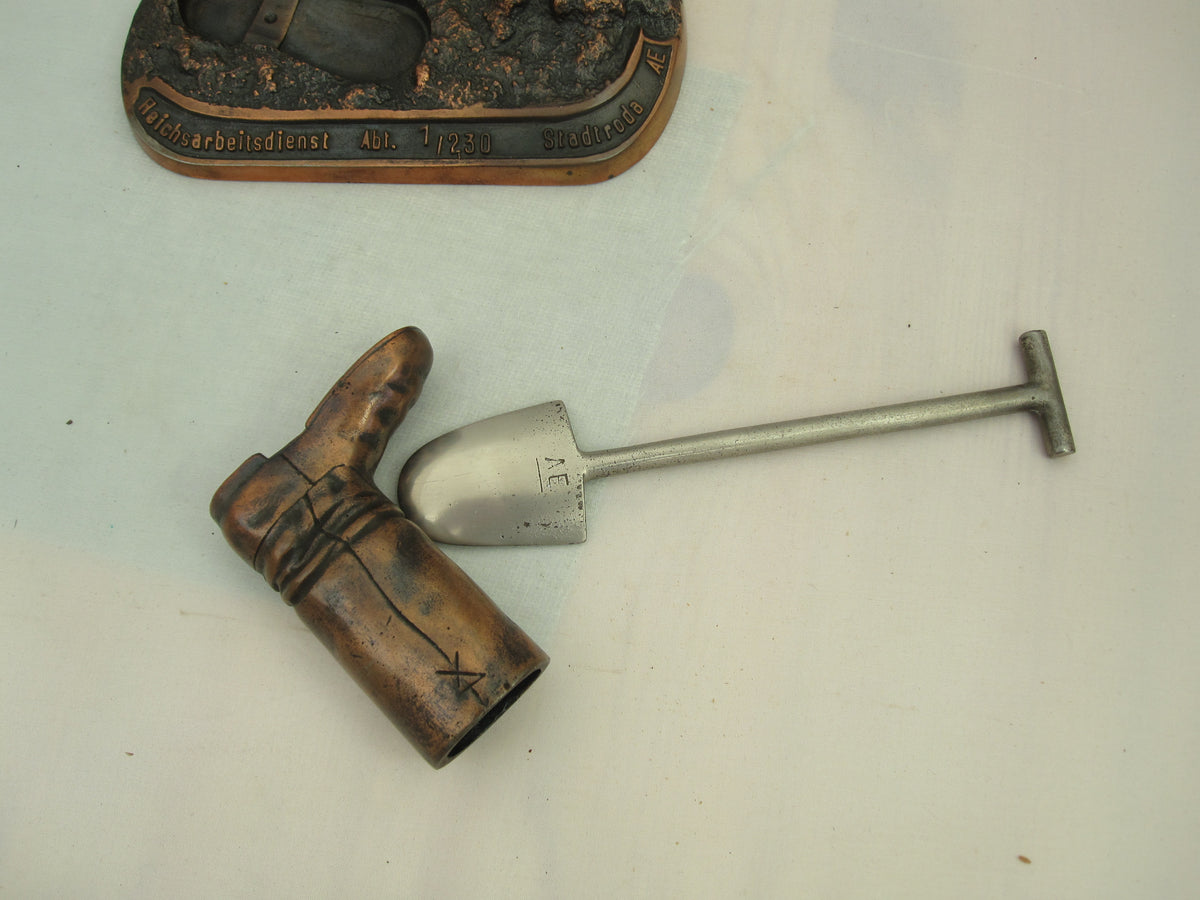 Reservistika Erinnerungsstück Reichsarbeitsdienst (RAD) Stadtroda / Thüringen