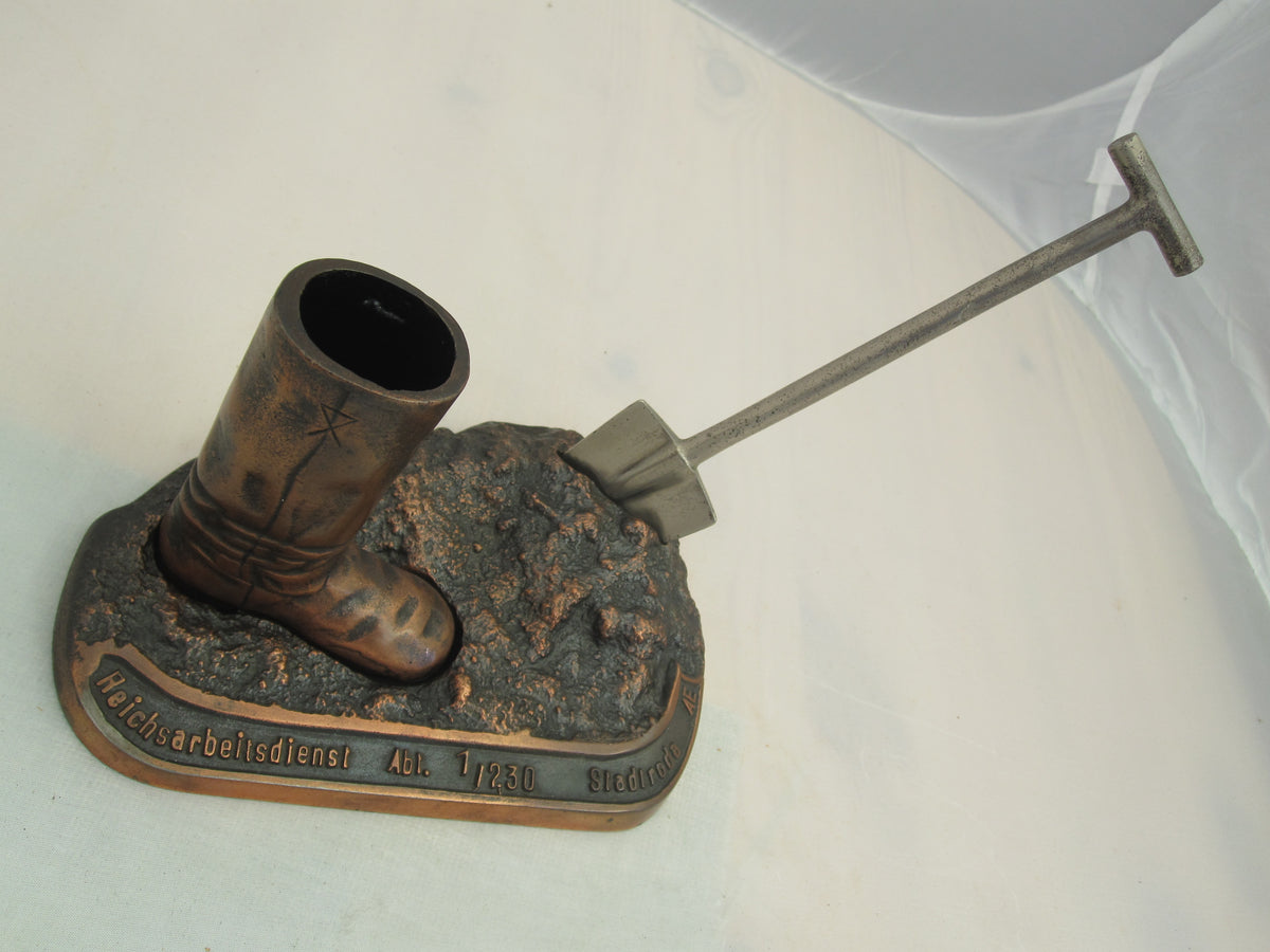 Reservistika Erinnerungsstück Reichsarbeitsdienst (RAD) Stadtroda / Thüringen