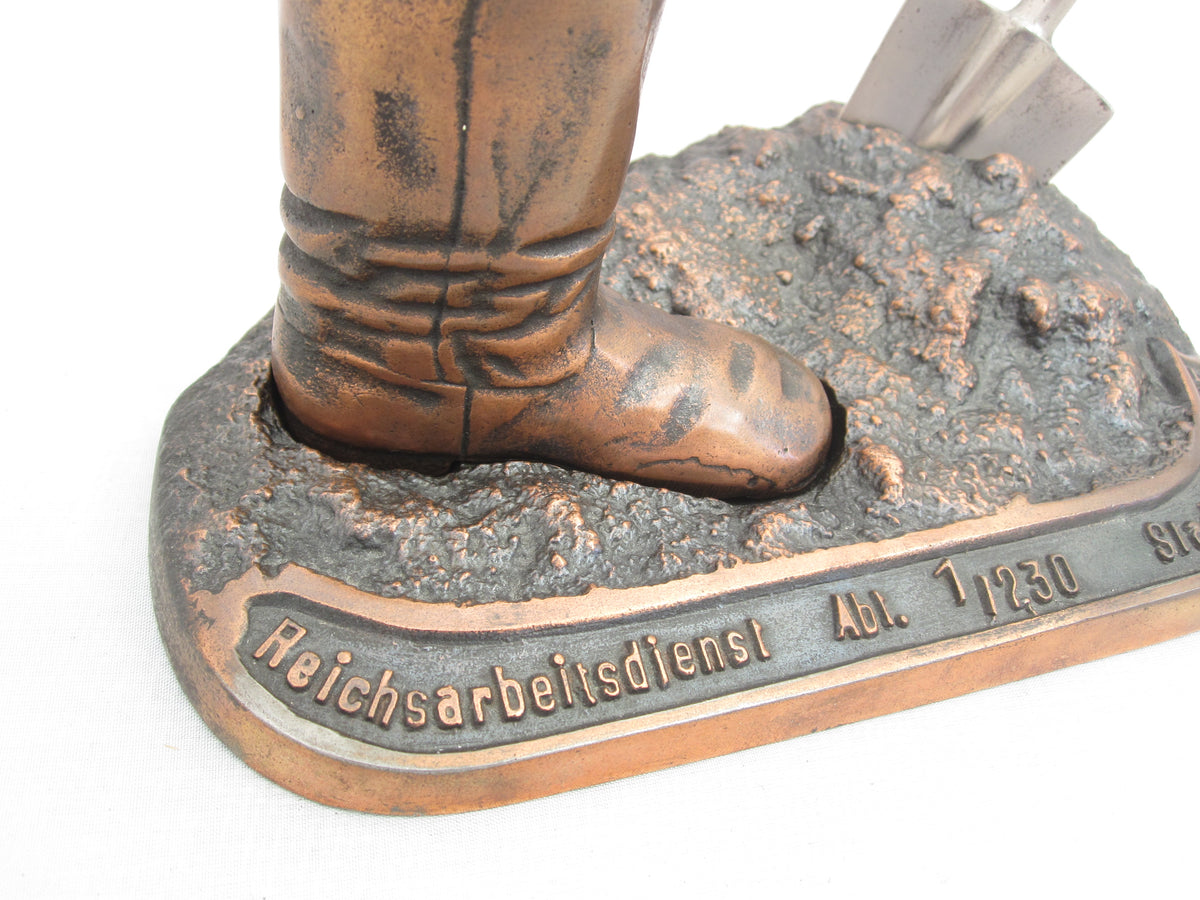 Reservistika Erinnerungsstück Reichsarbeitsdienst (RAD) Stadtroda / Thüringen