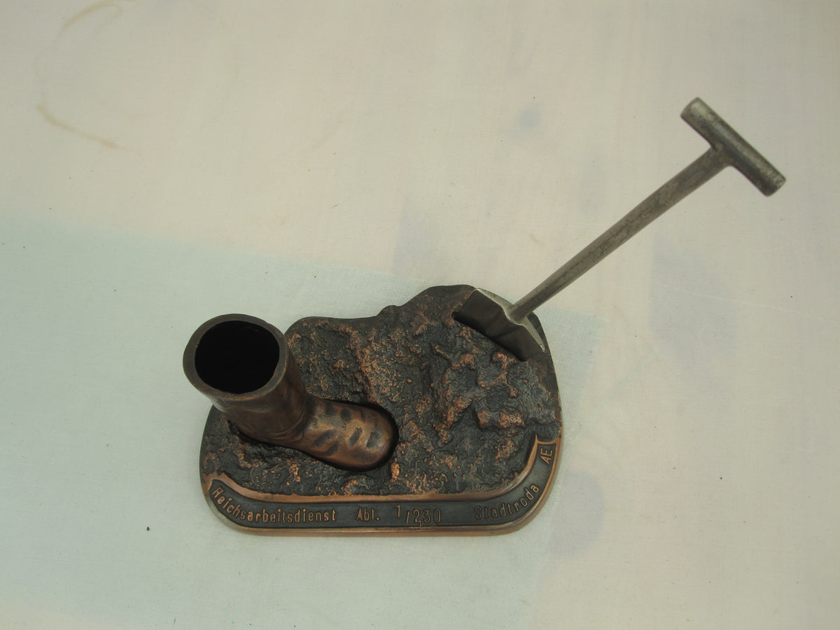 Reservistika Erinnerungsstück Reichsarbeitsdienst (RAD) Stadtroda / Thüringen