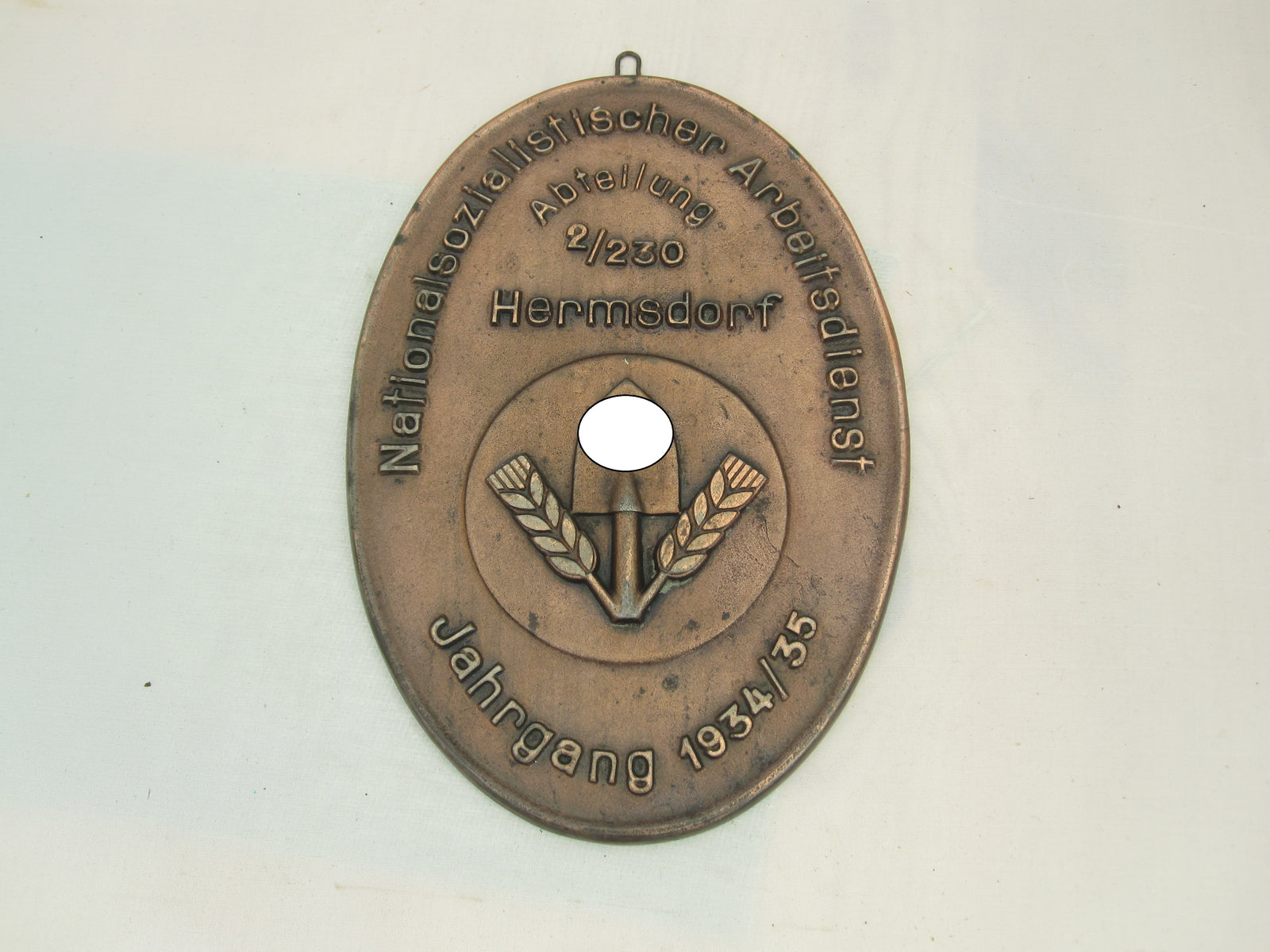 Reservistika Erinnerungsstück Reichsarbeitsdienst (RAD) Hermsdorf Thüringen 2/230 Wieprecht von Groitzsch