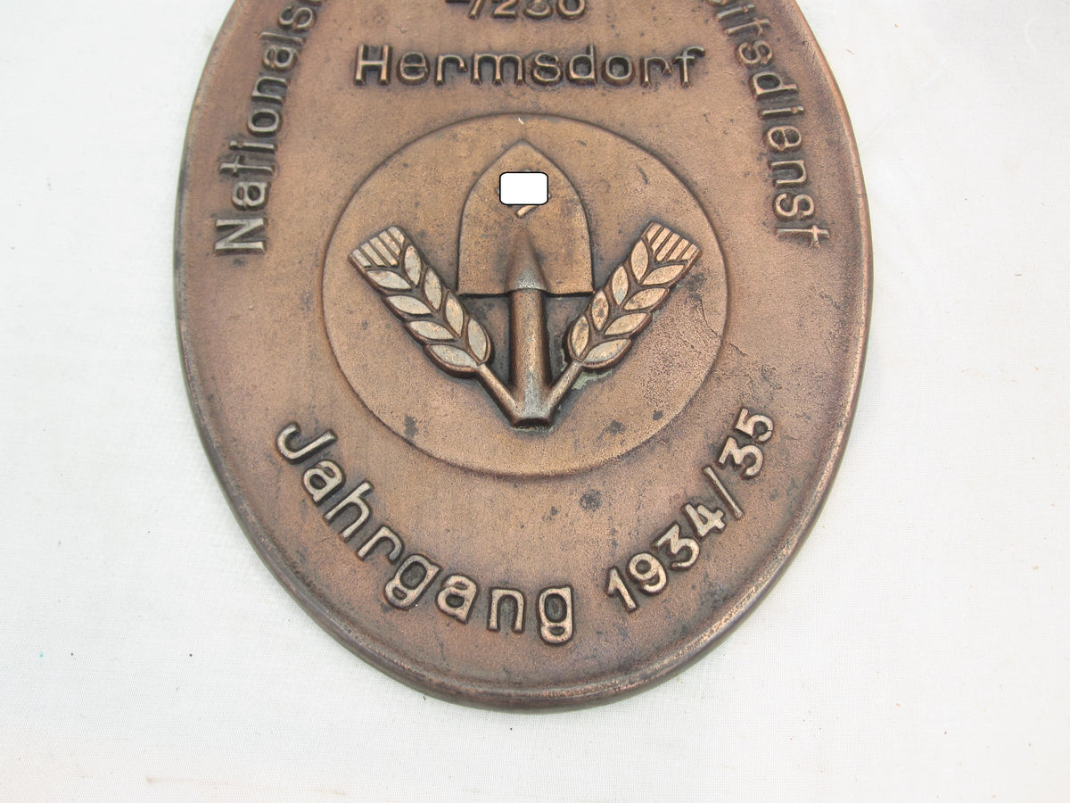 Reservistika Erinnerungsstück Reichsarbeitsdienst (RAD) Hermsdorf Thüringen 2/230 Wieprecht von Groitzsch