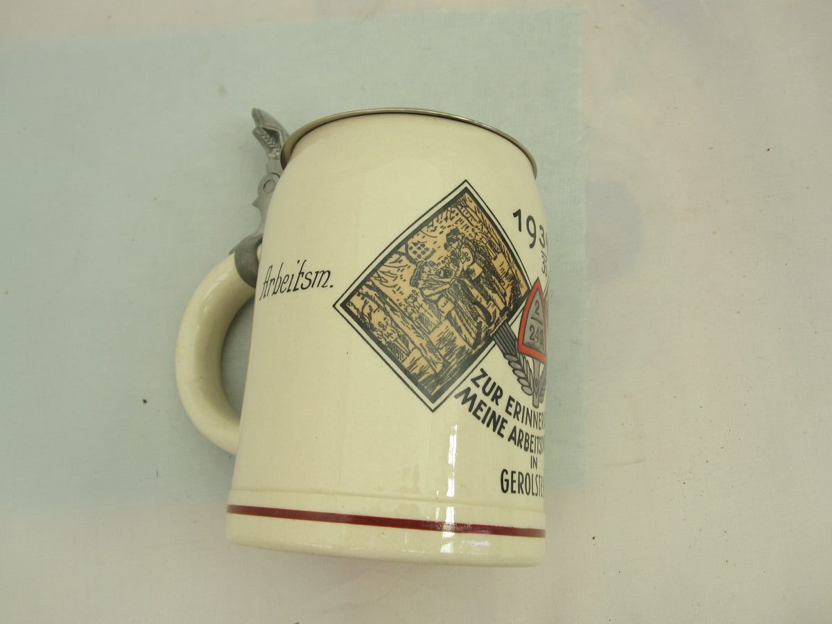 Reservistenkrug Reichsarbeitsdienst (RAD) 1934 / 35 in Gerolstein Eifel