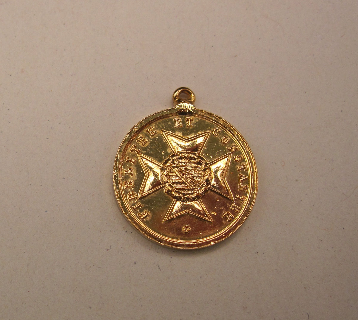 Miniatur Sachsen-Meiningen goldene Verdienstmedaille Hausorden Herzog Bernhard