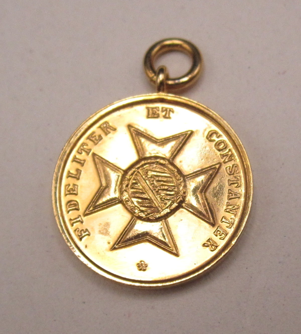 Sachsen-Meiningen goldene Verdienstmedaille Herzog ERNST Hausorden FIDELITER ET CONSTANTER