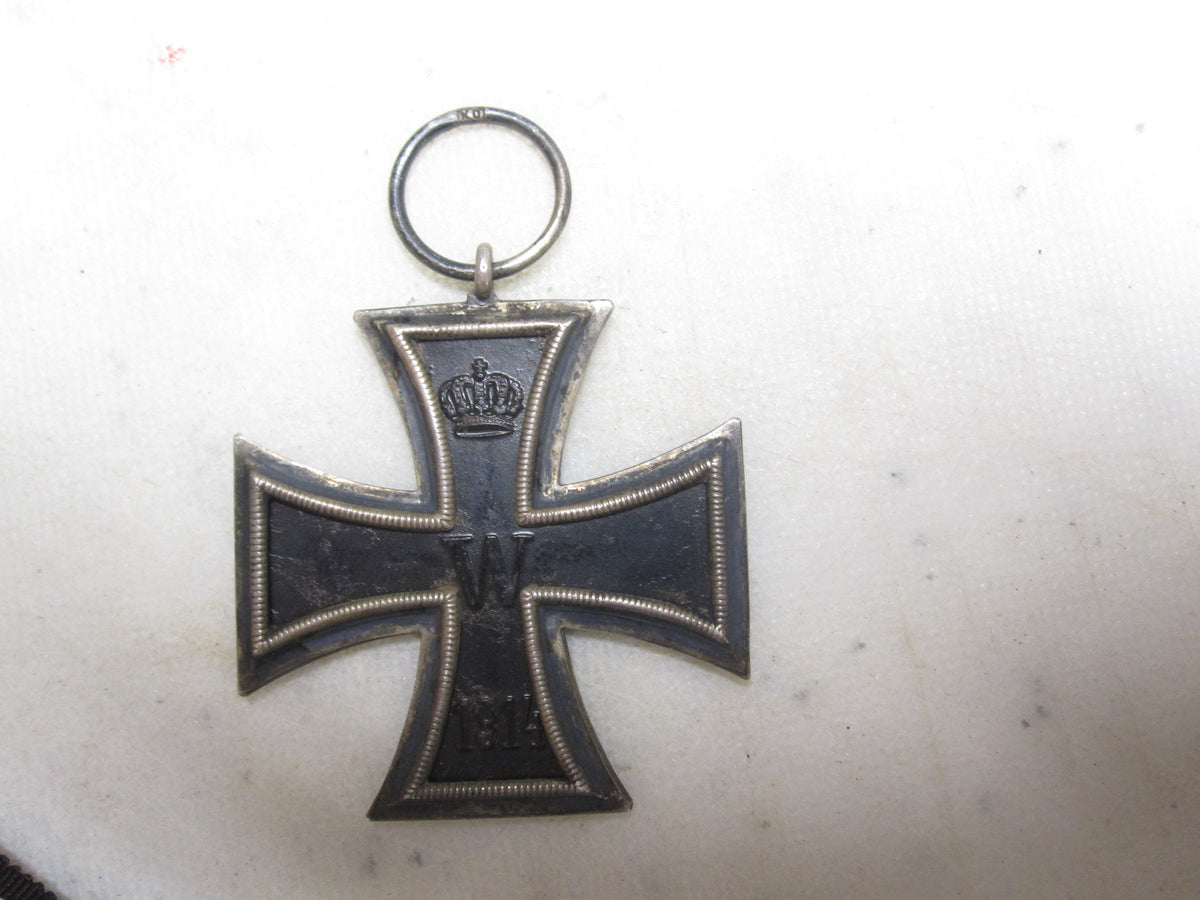 Eisernes Kreuz 2.Klasse 1914 (EK2/14) in 800er SILBERSTEMPEL / Punze