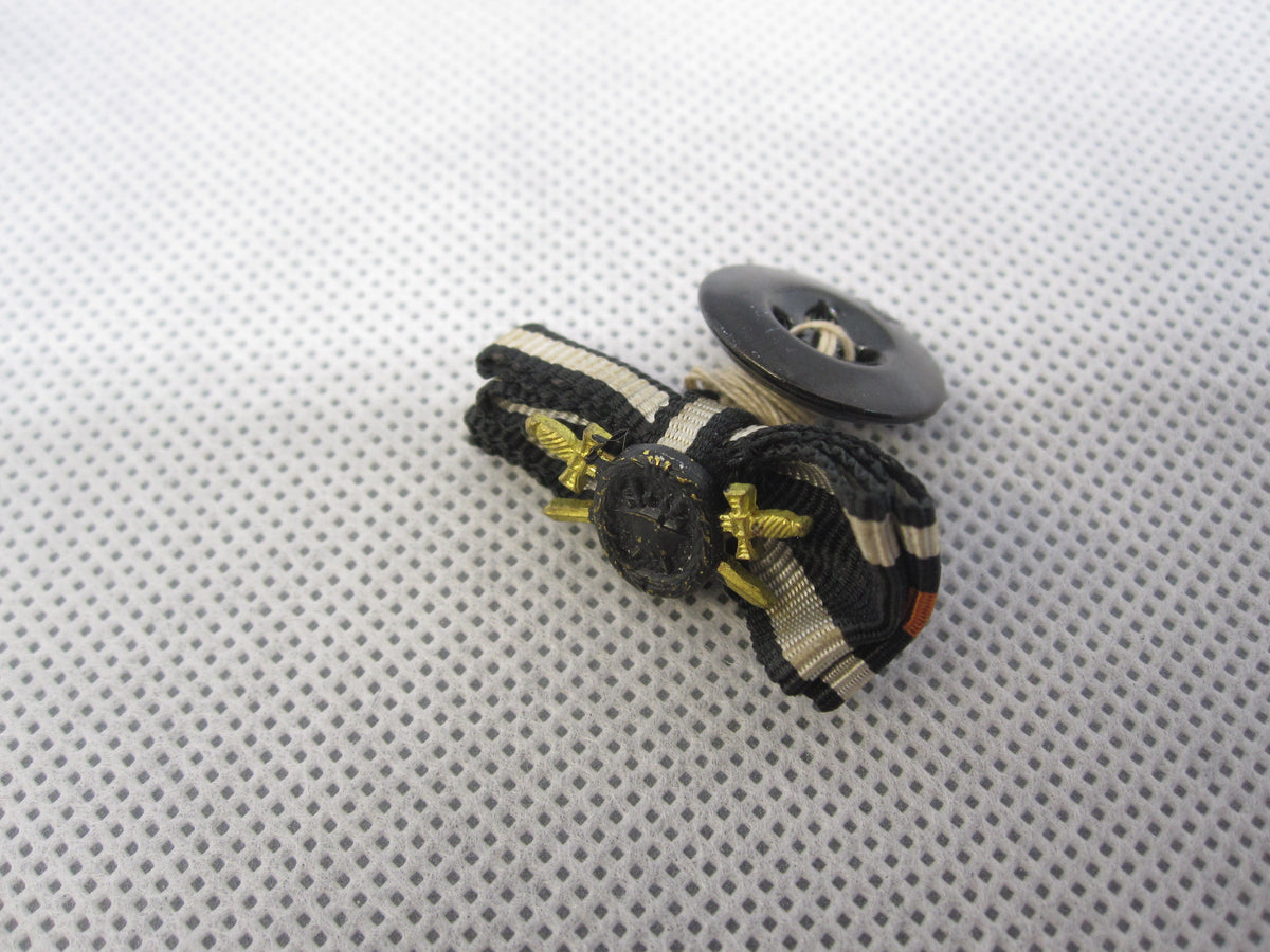 3er Knopflochschleife Feldspange Eisernes Kreuz Verwundetenabzeichen 1914