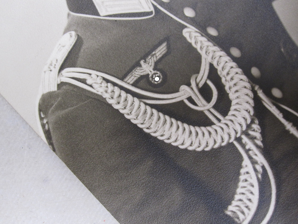 Uniformfoto Offizier Leutnant in Galauniform Paradeuniform I.R. 17 aus Braunschweig