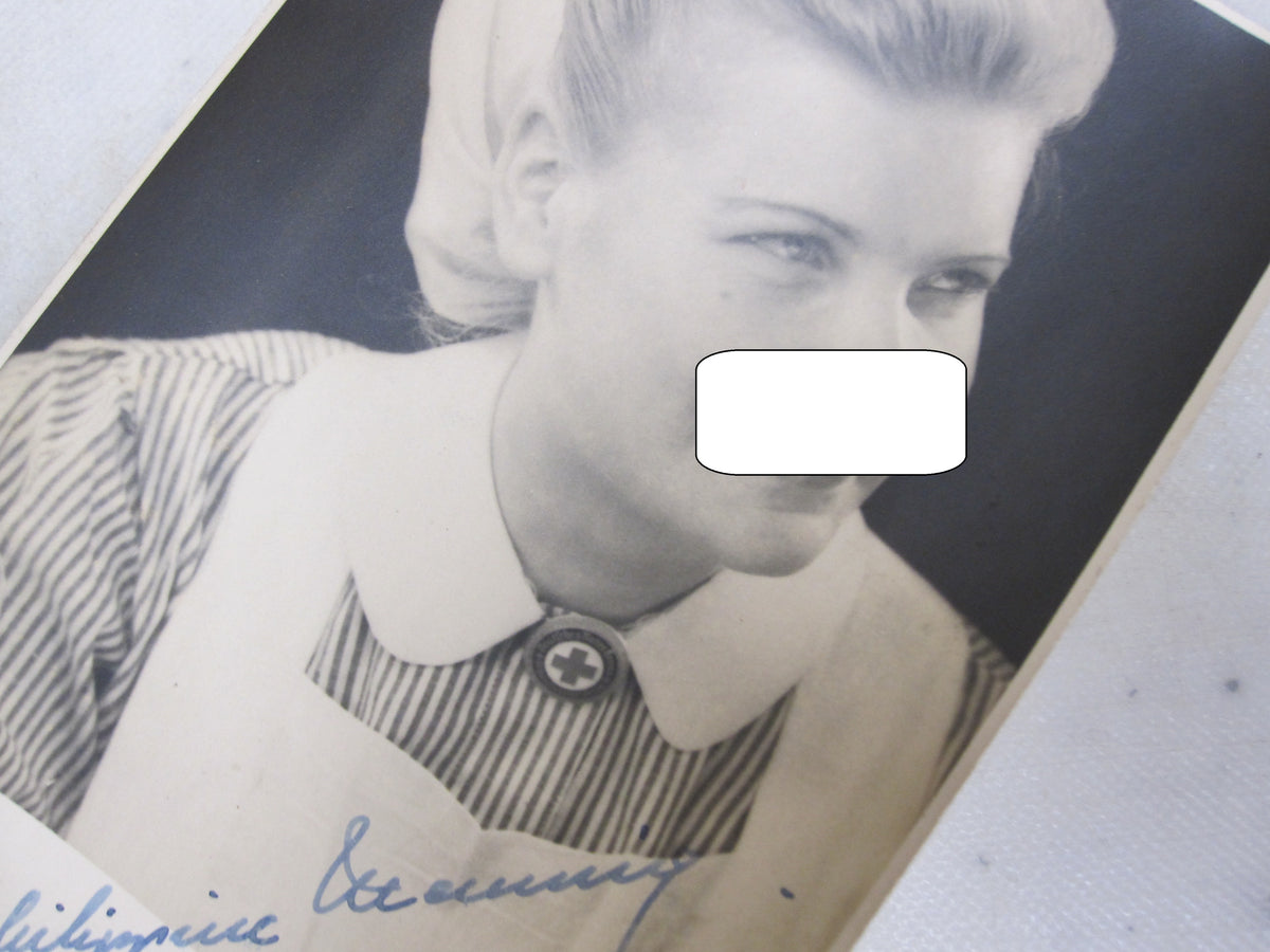 Original Foto Rot Kreuz Schwester
