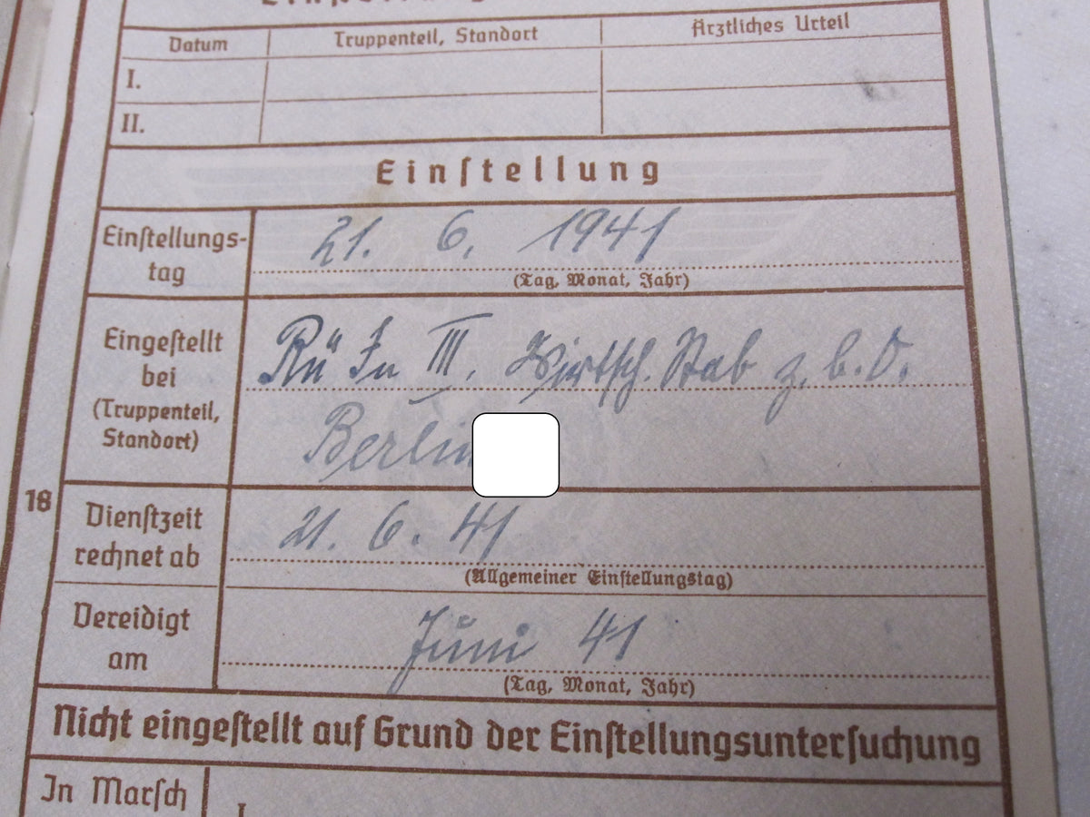 Wehrpaß &amp; Wehrmacht Führerschein etc etc SONDERFÜHRER !!!