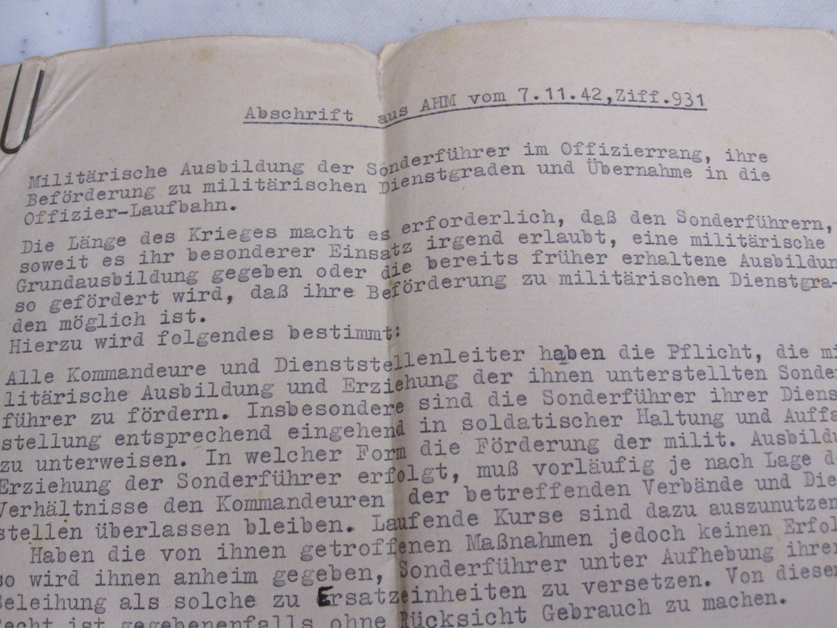 Wehrpaß &amp; Wehrmacht Führerschein etc etc SONDERFÜHRER !!!