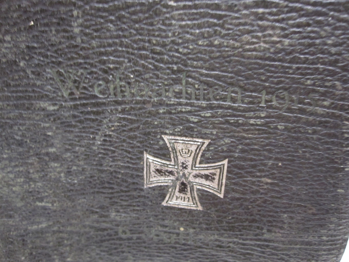 Militärpaß- Soldbuchhülle 1.Weltkrieg 4tes Garde Feldartillerie Regiment in Potsdam