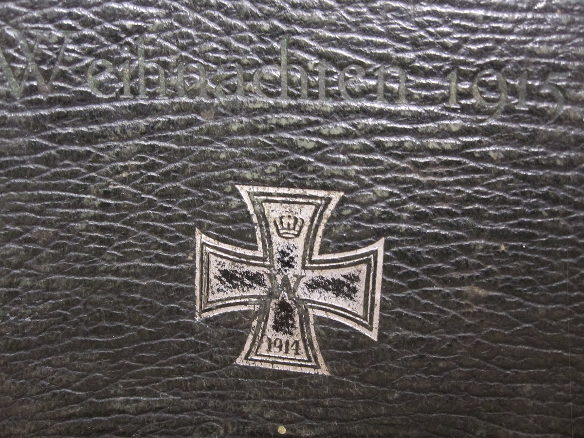 Militärpaß- Soldbuchhülle 1.Weltkrieg 4tes Garde Feldartillerie Regiment in Potsdam