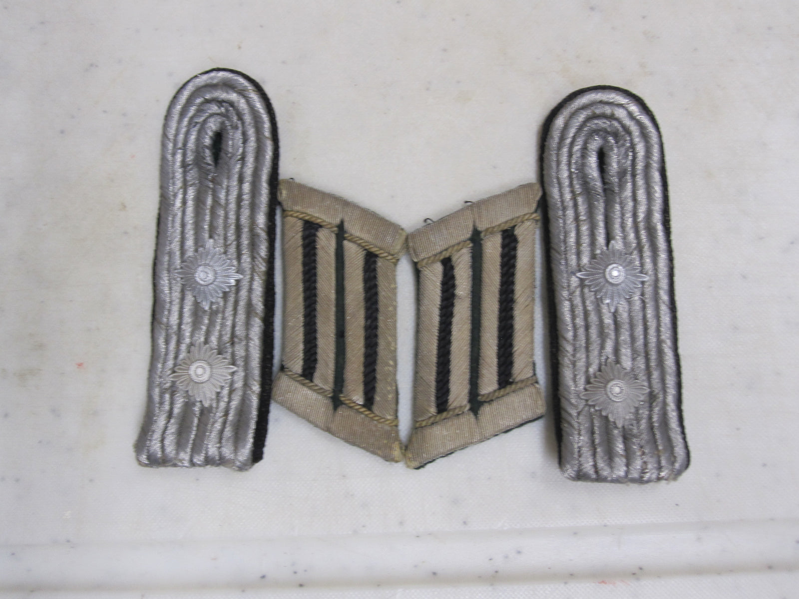 Schulterklappen / Schulterstücke & Kragenspiegel Pioniertruppe der deutschen Wehrmacht