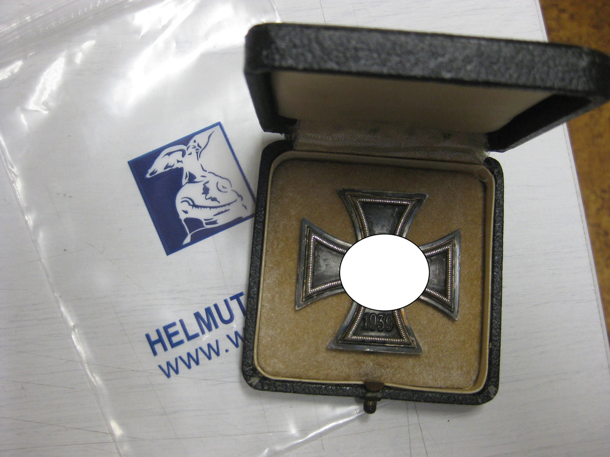 Eisernes Kreuz 1.Klasse 1939 Hersteller: &quot;L/59&quot;  (EK1/39) im Verleihungsetui