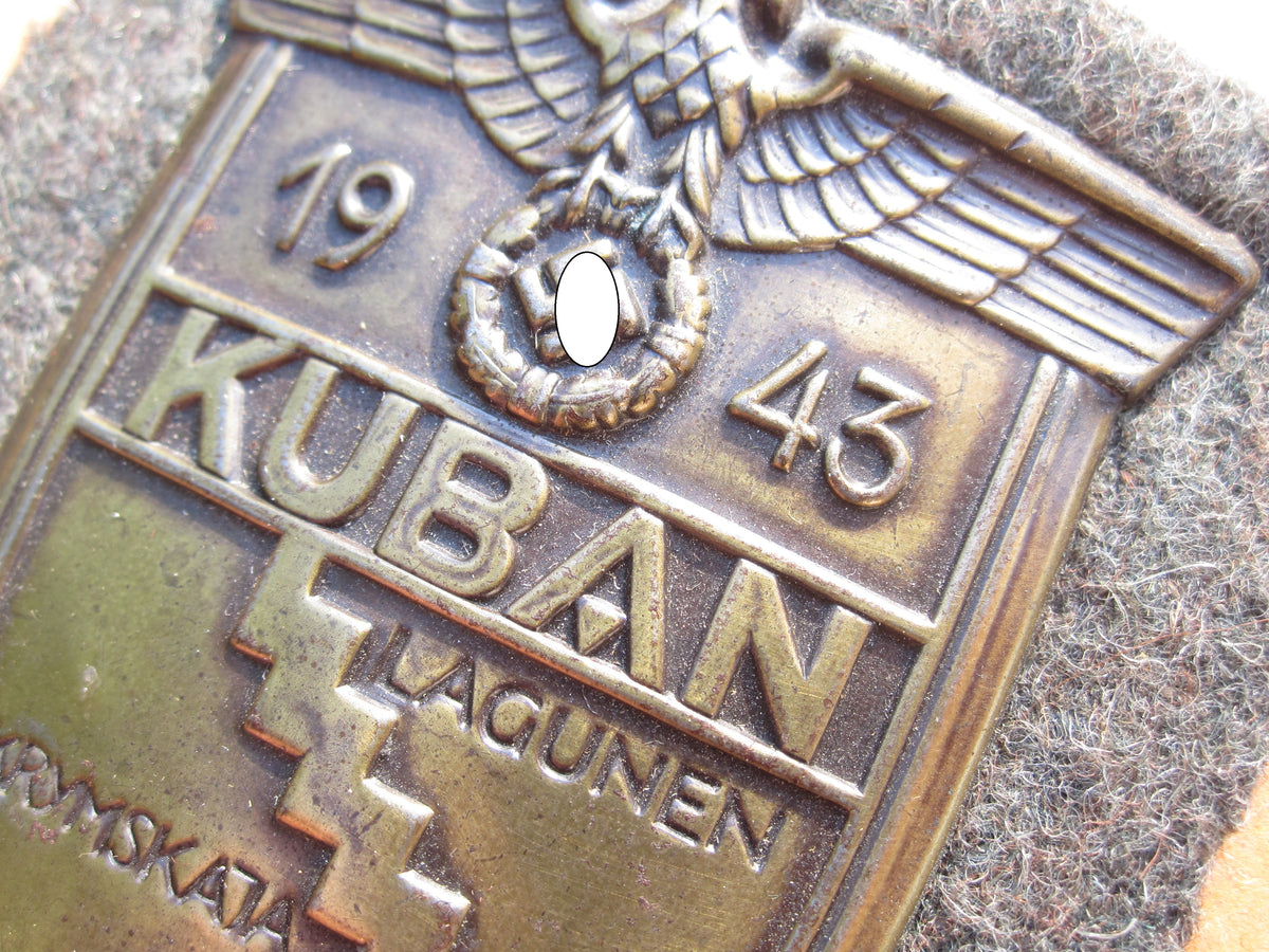 Kubanschild 1943 mit Tüte Mint Condition