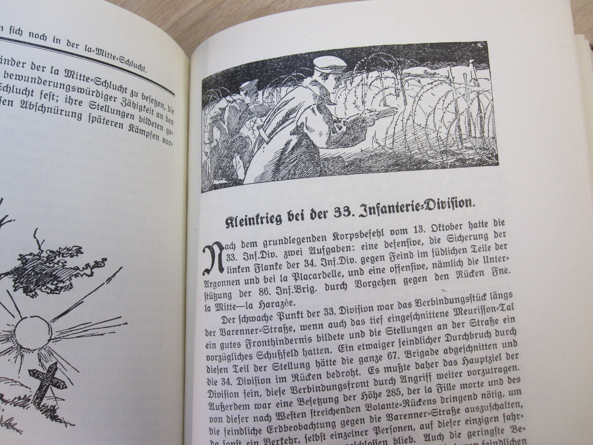 Buch Reichsarchiv ARGONNEN 1.Weltkrieg Westfront