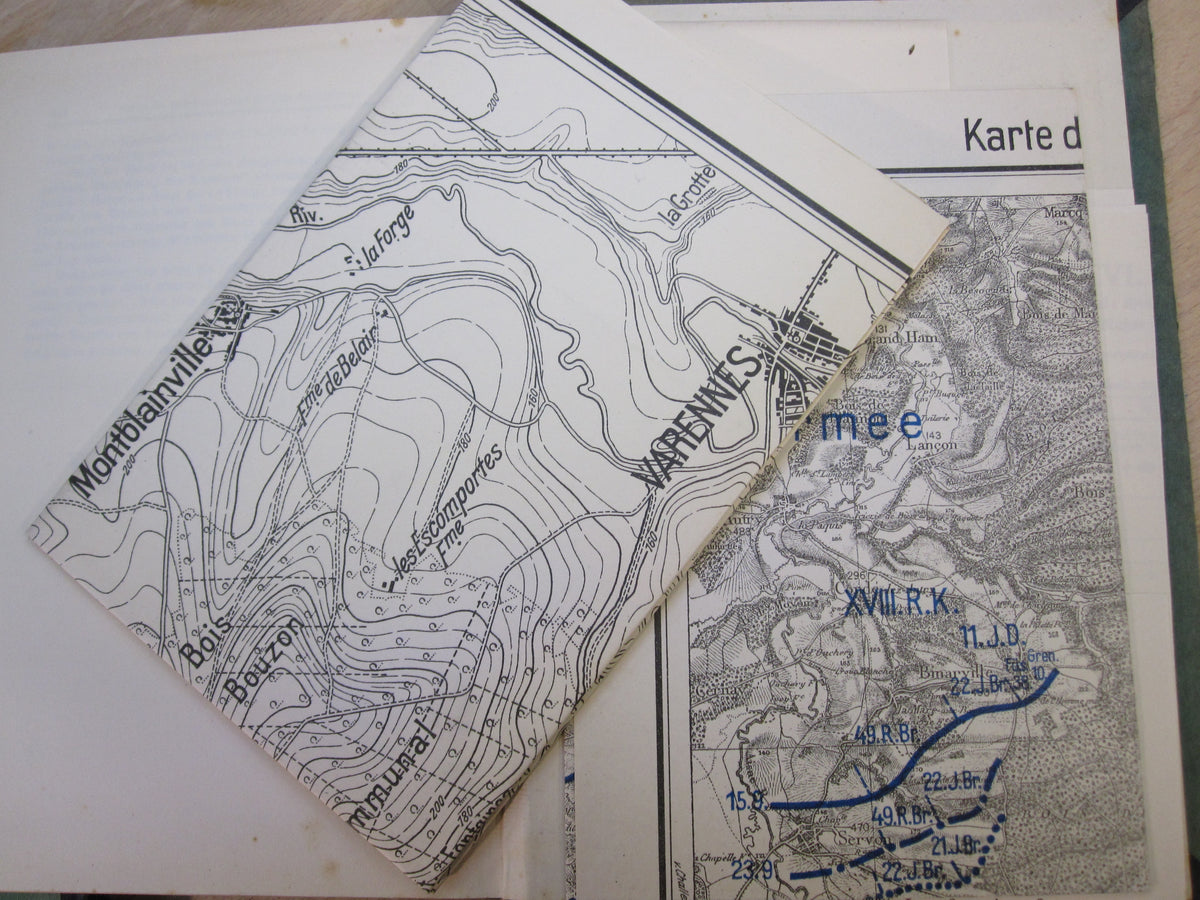 Buch Reichsarchiv ARGONNEN 1.Weltkrieg Westfront