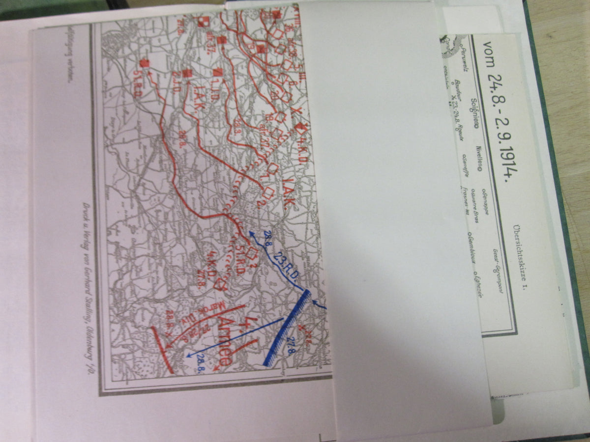 Buch Reichsarchiv St. QUENTIN I.