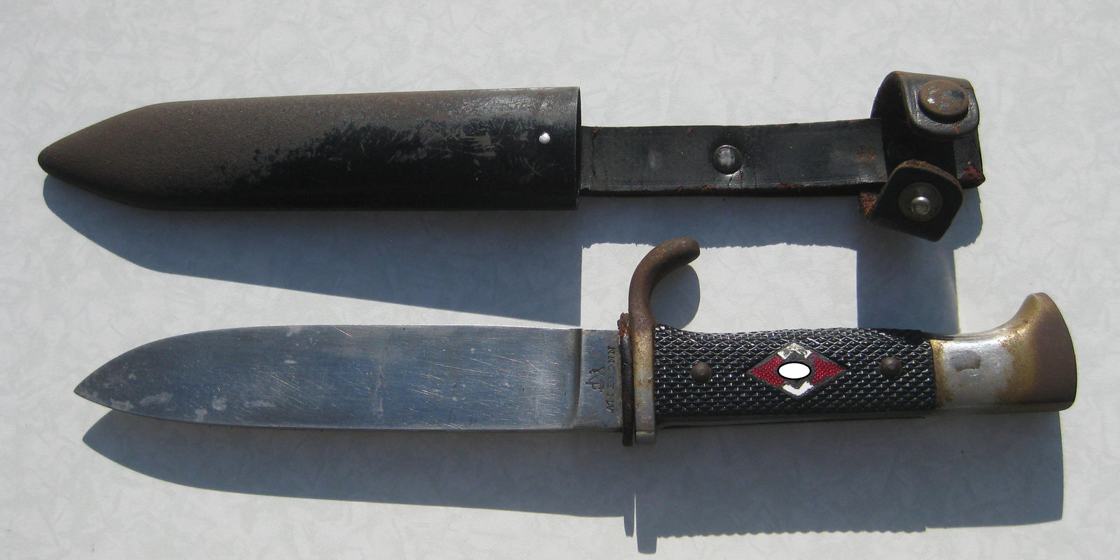 HJ-Fahrtenmesser Hitlerjugend HJ-Dolch RZM M7/ 87 Maich & Ambrom, Steinbach