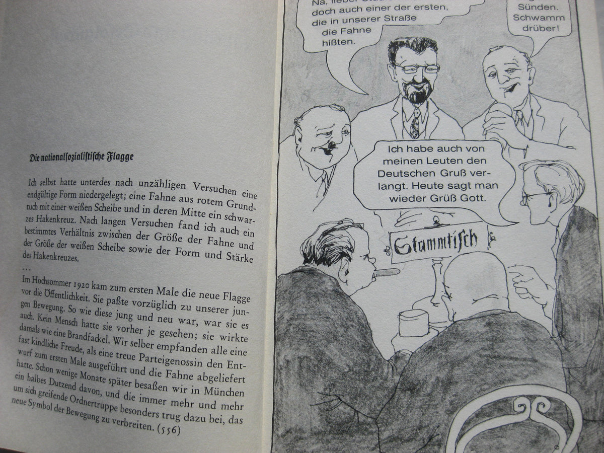 Erstausgabe Buch Adolf Hitlers Mein Kampf Gezeichnete Erinnerungen an eine große Zeit BRD 1968!!