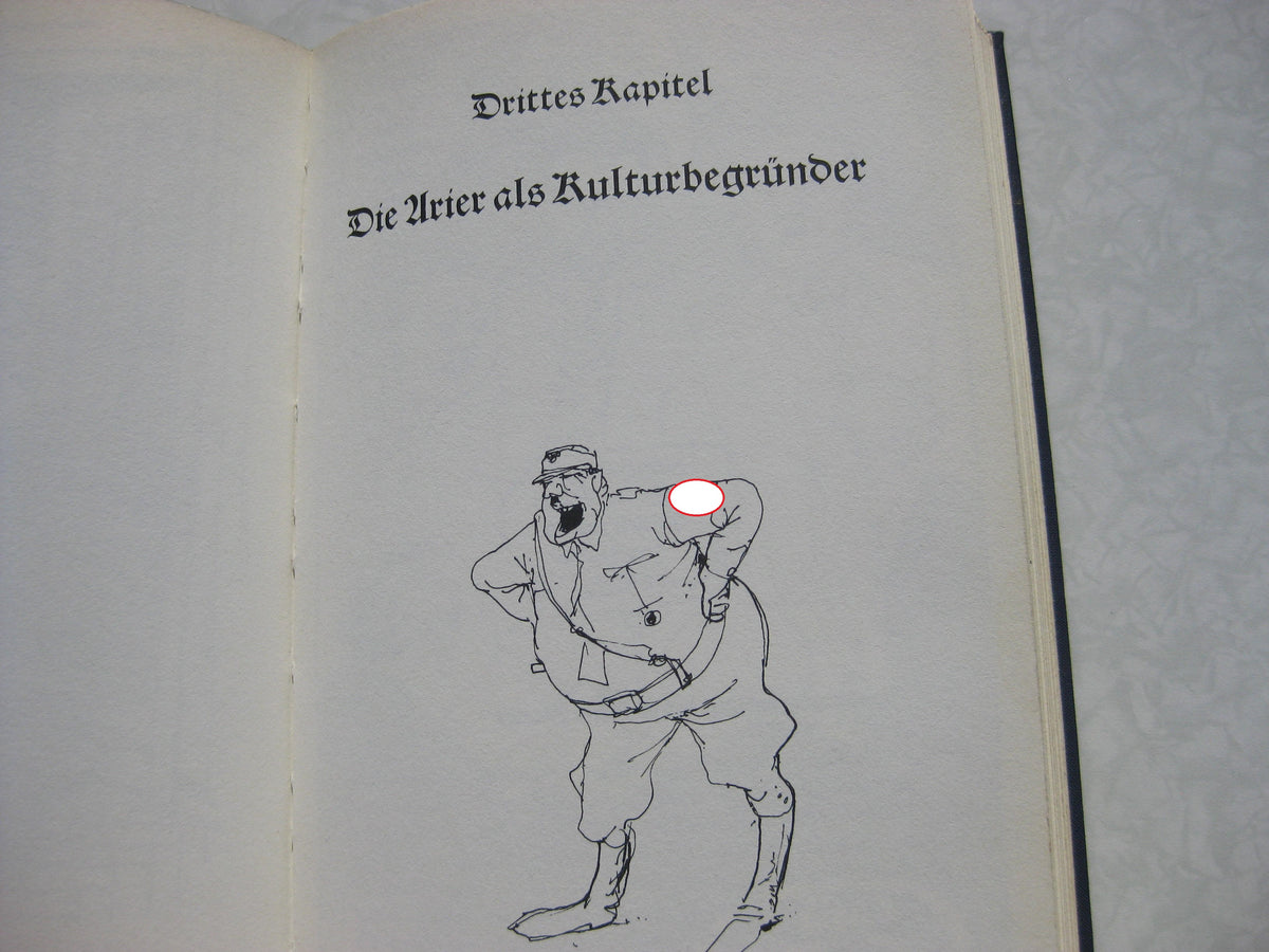 Erstausgabe Buch Adolf Hitlers Mein Kampf Gezeichnete Erinnerungen an eine große Zeit BRD 1968!!