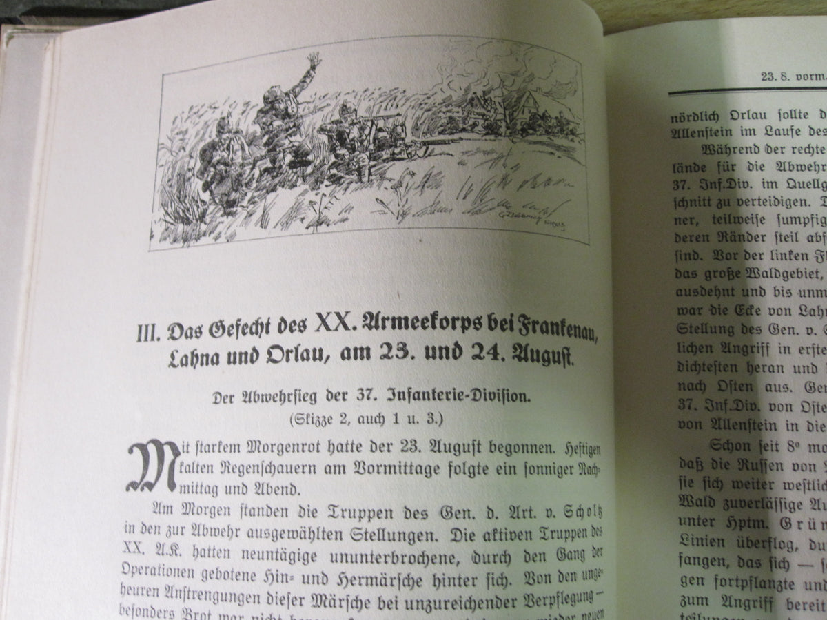 Buch Reichsarchiv TANNENBERG