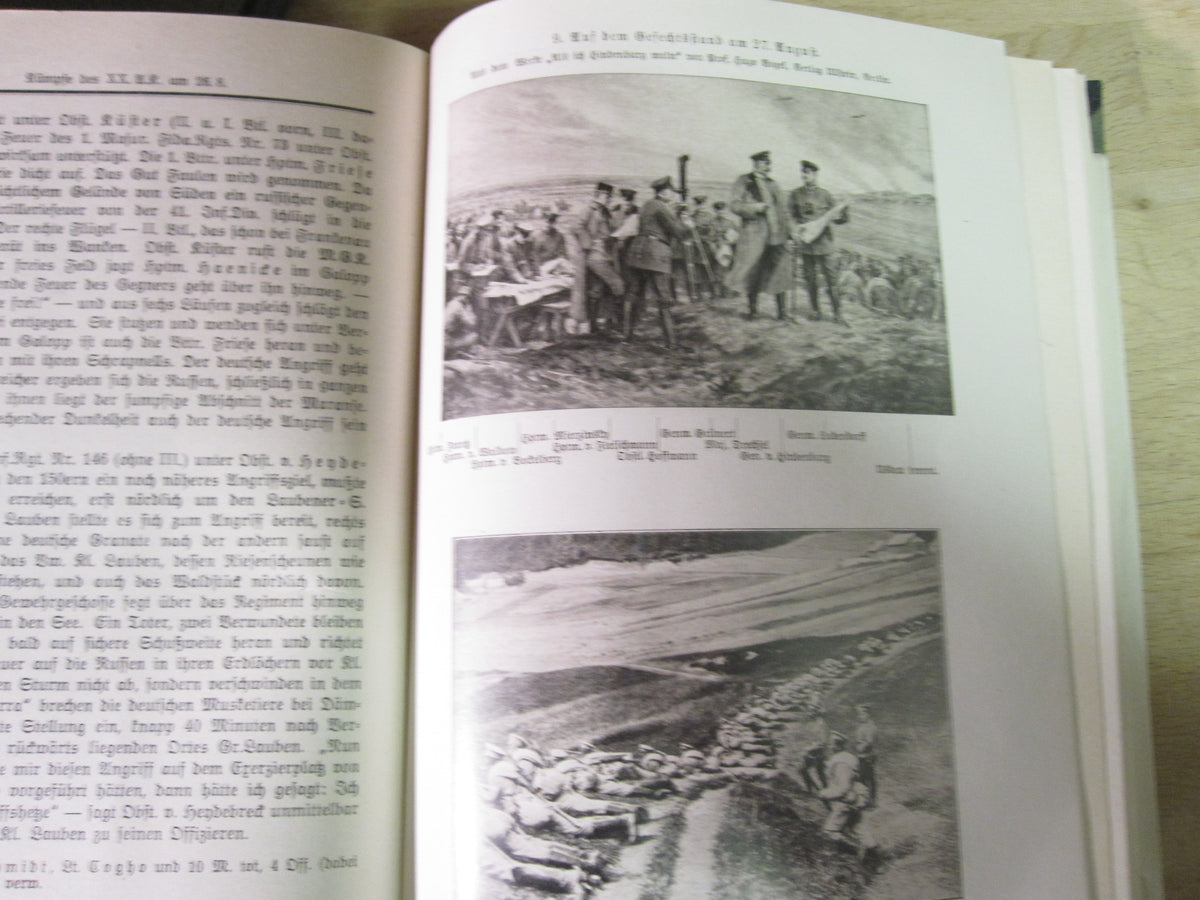 Buch Reichsarchiv TANNENBERG