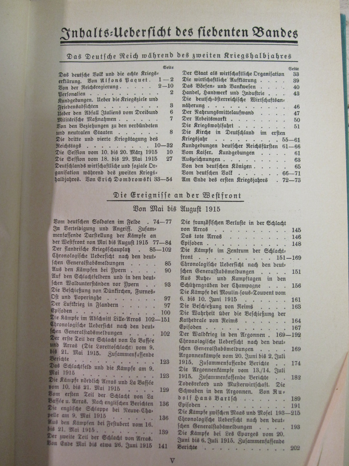 Buch Der Völkerkrieg