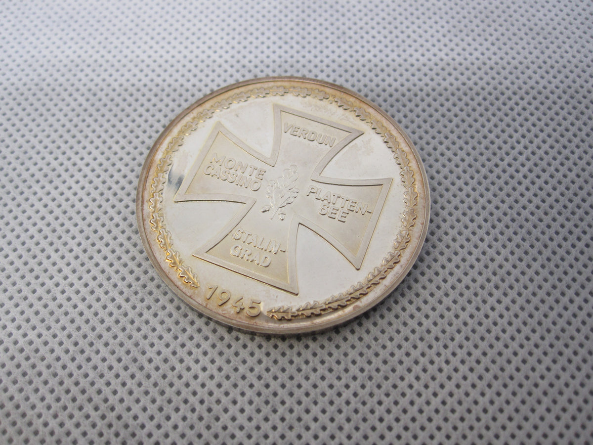 Seltene Erinnerungsmedaille der 71. Infanterie Division 1000er FEINSILBER