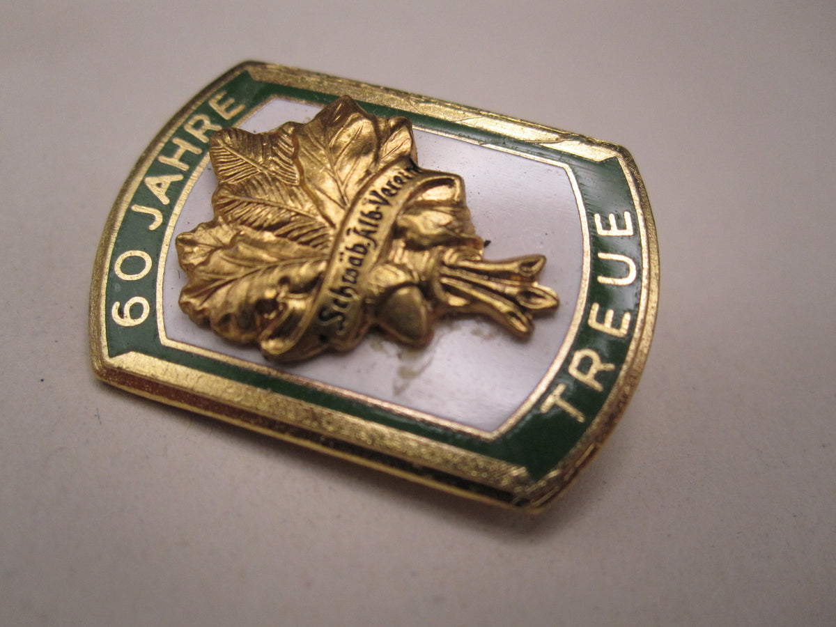 Schwäbischer Alpenverein / Albverein für 60 Jahre Mitgliedsabzeichen