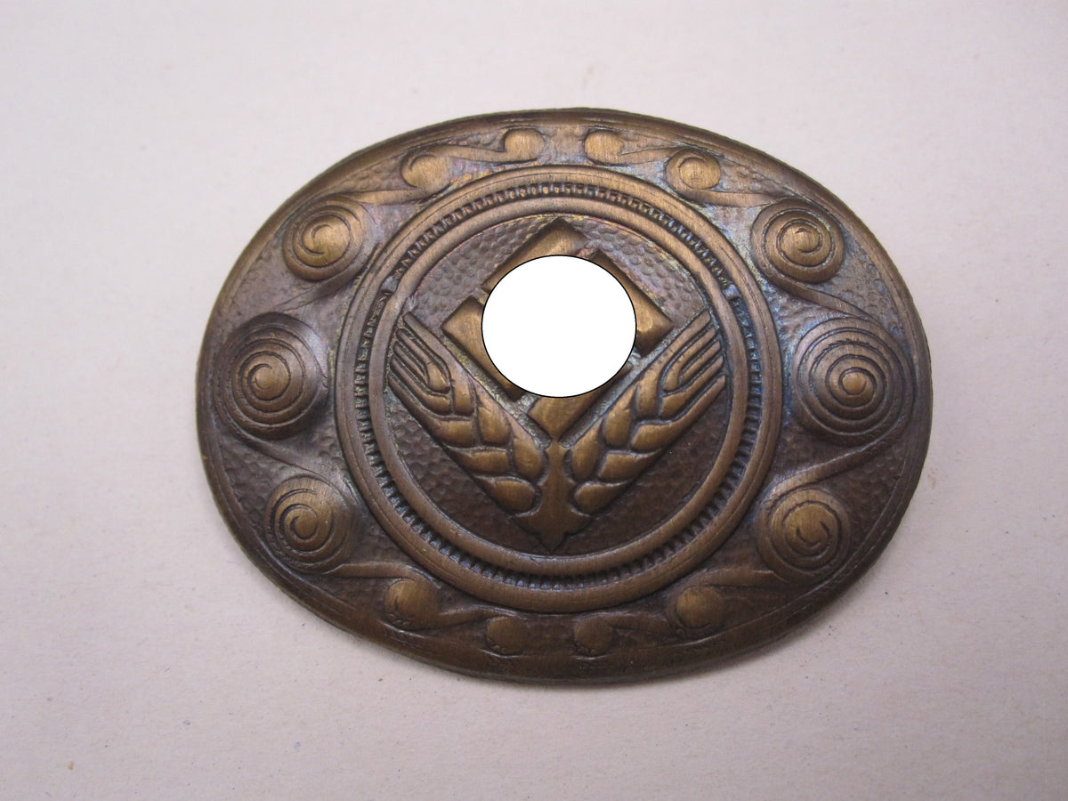 Brosche RAD weibliche Jugend Reichsarbeitsdienst (RAD/wJ) in Bronze
