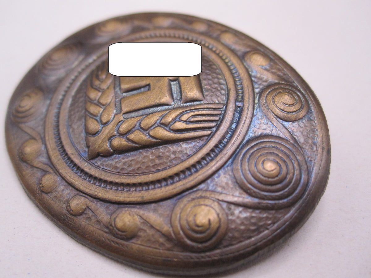 Brosche RAD weibliche Jugend Reichsarbeitsdienst (RAD/wJ) in Bronze
