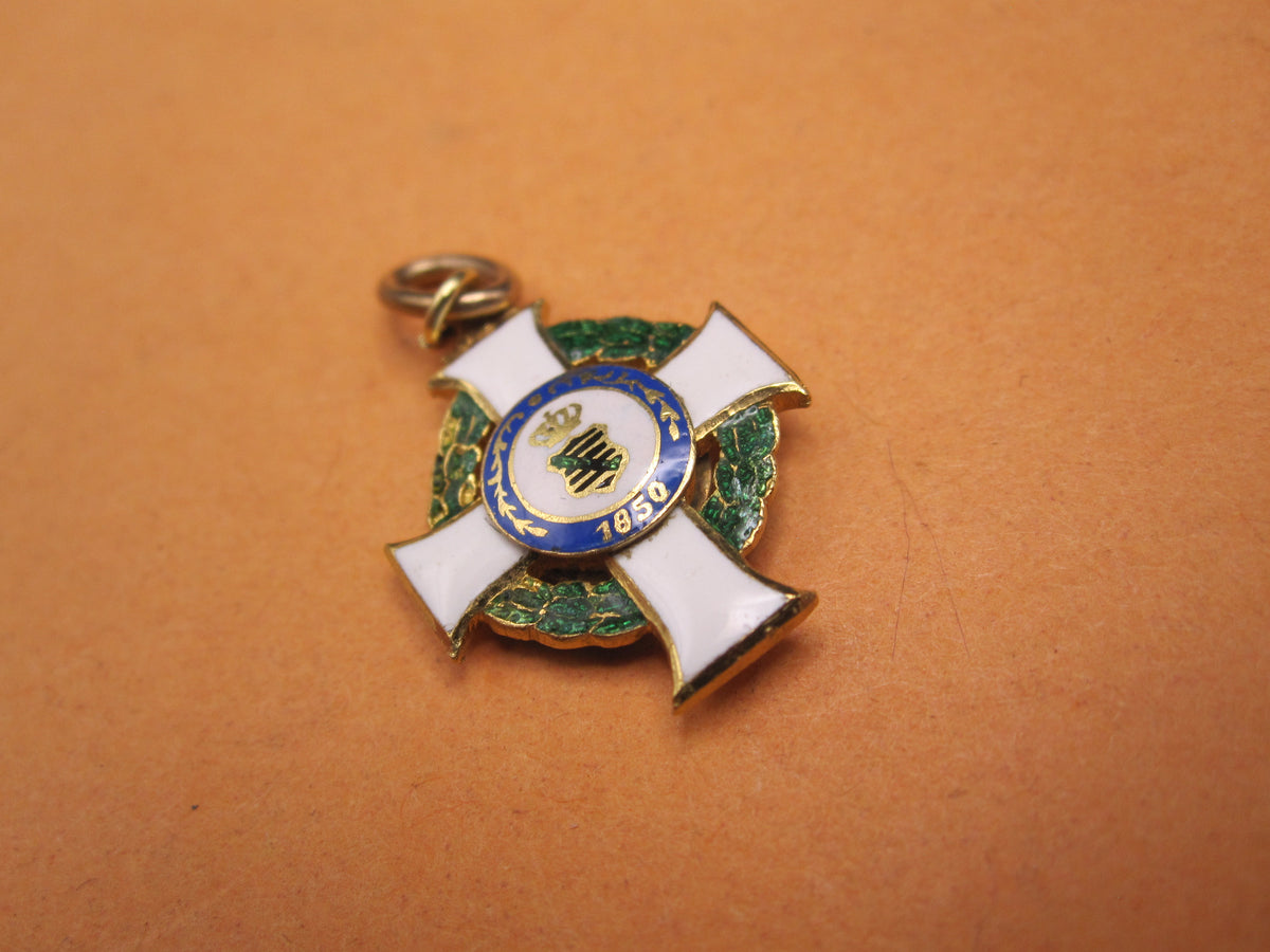 ORIGINALE Miniatur Sachsen Albrechtsorden 1.Klasse in echt GOLD