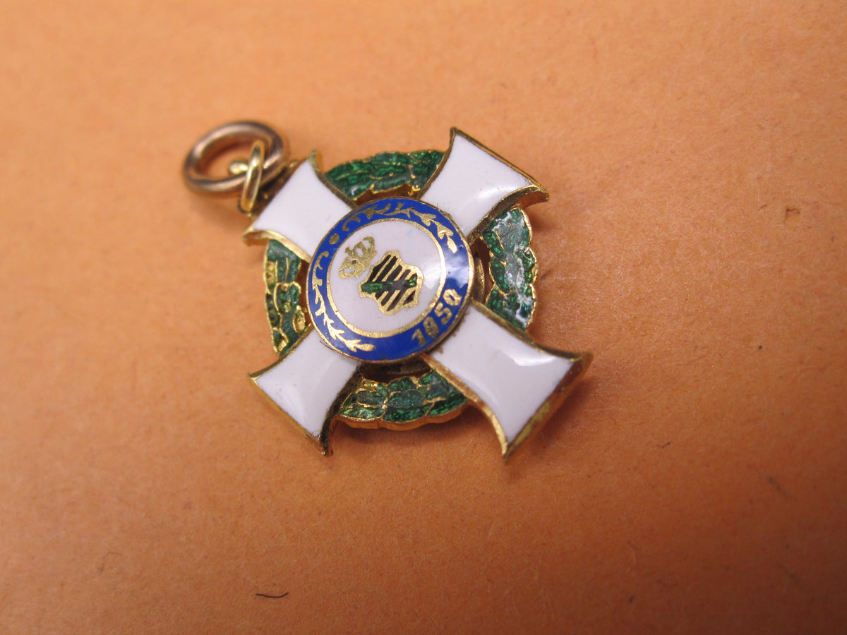ORIGINALE Miniatur Sachsen Albrechtsorden 1.Klasse in echt GOLD