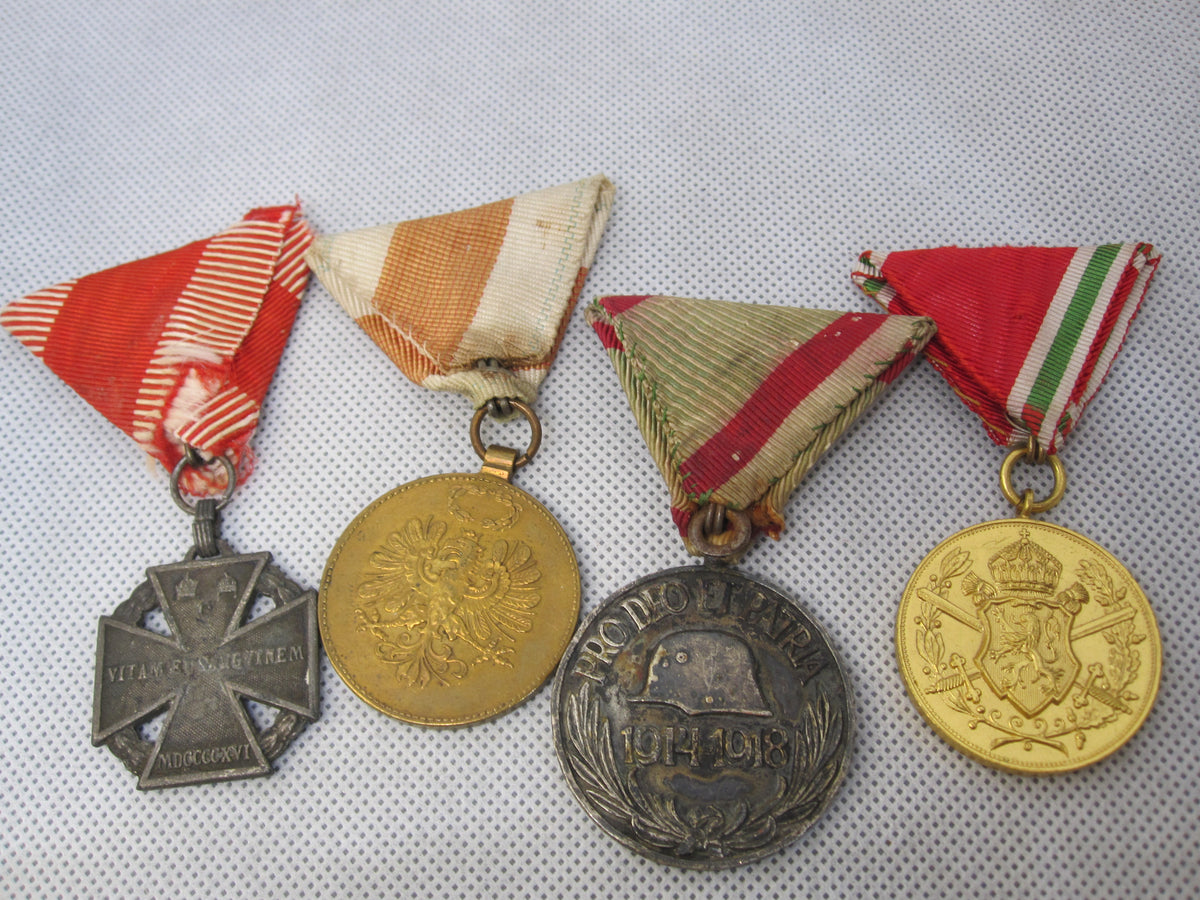 Konvolut Medaillen Österreich 1914 silberne Tapferkeitsmedaille 1.Weltkrieg