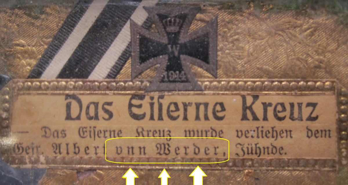 Ordensspange Eisernes Kreuz 2.Klasse 1914