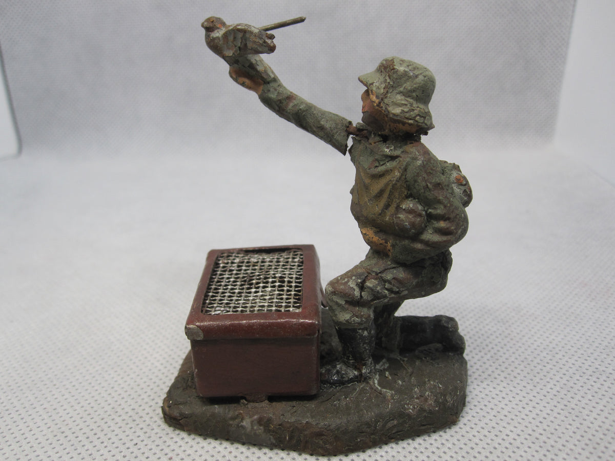 LINEOL Wehrmacht Brieftaubenwesen Brieftaube