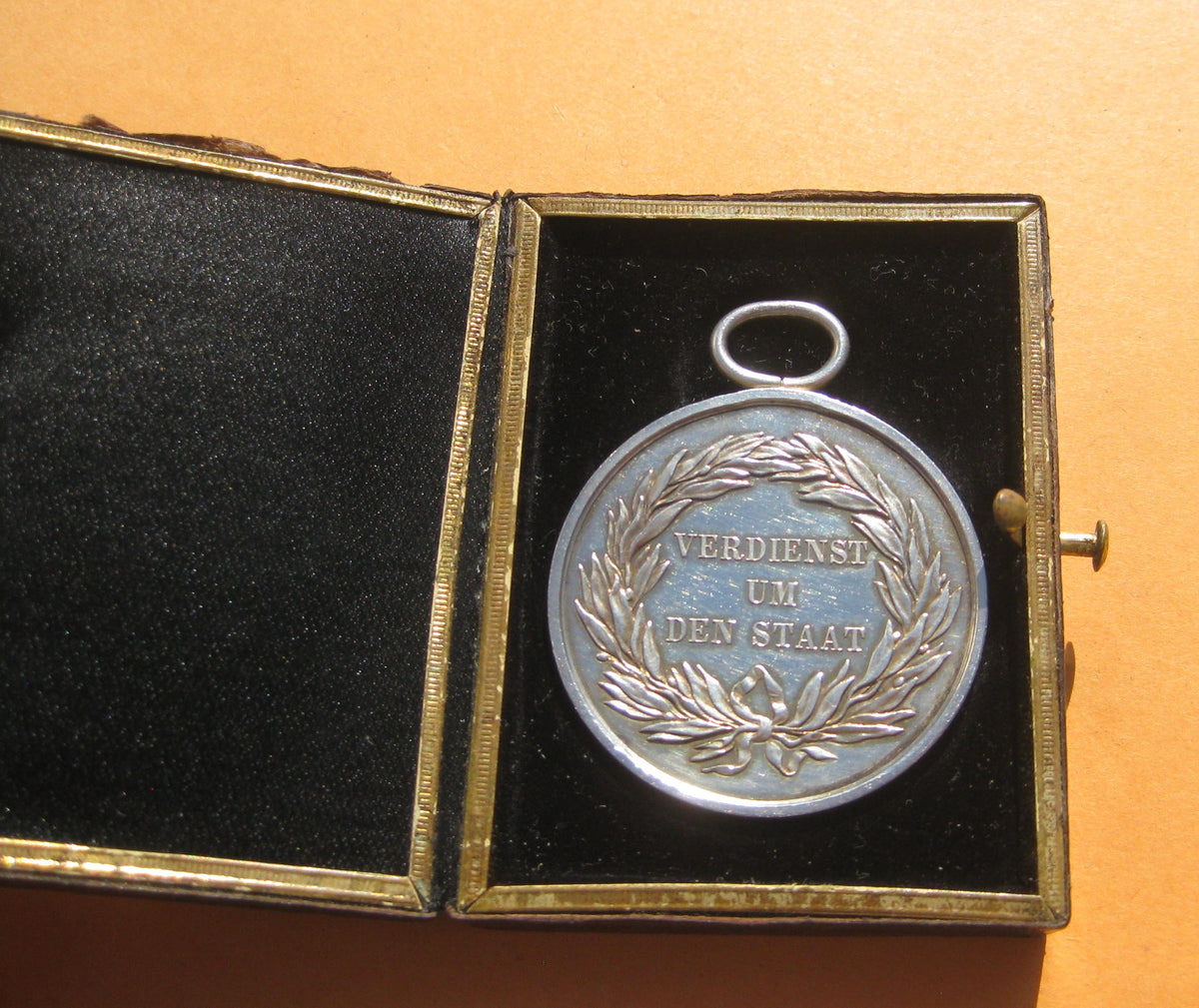 Medaille Preußen Verdienst um den Staat SILBER im Verleihungsetui