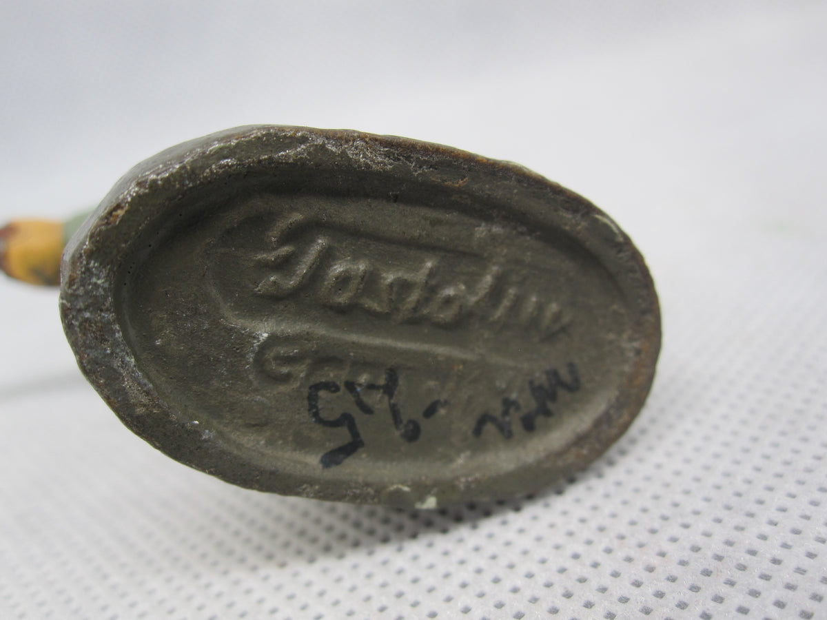 ELASTOLIN Wehrmacht Gewehrschütze mit Gasmaske -knieend-