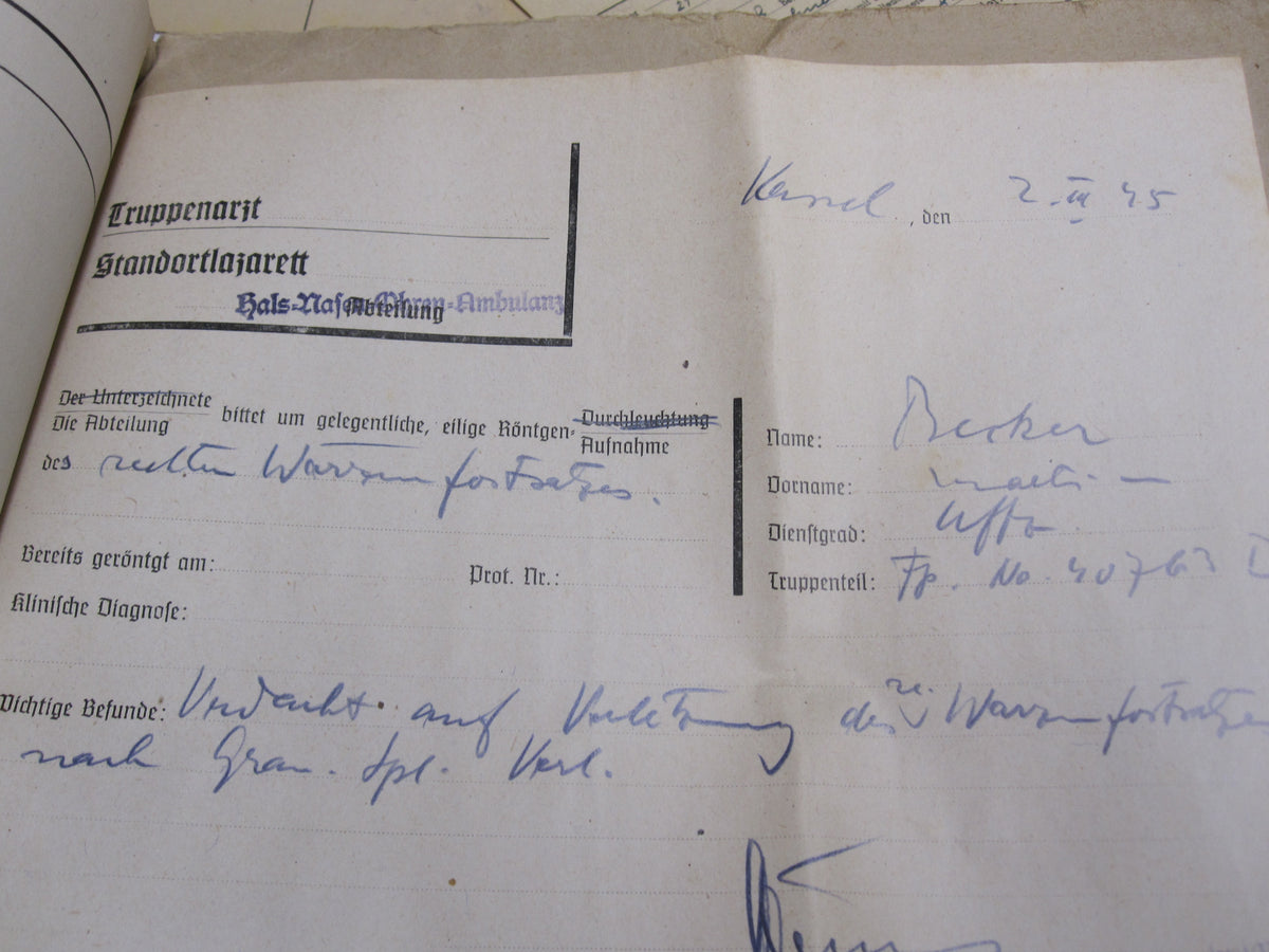 !! DOPPELVERLEIHUNG!! 2X Besitzzeugnis Verleihungsurkunde Ostmedaille Soldbuch Pioniertruppe