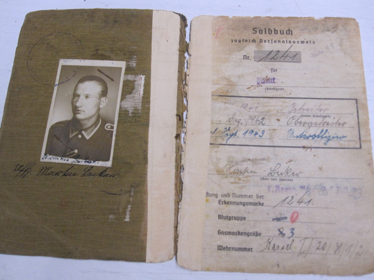 !! DOPPELVERLEIHUNG!! 2X Besitzzeugnis Verleihungsurkunde Ostmedaille Soldbuch Pioniertruppe