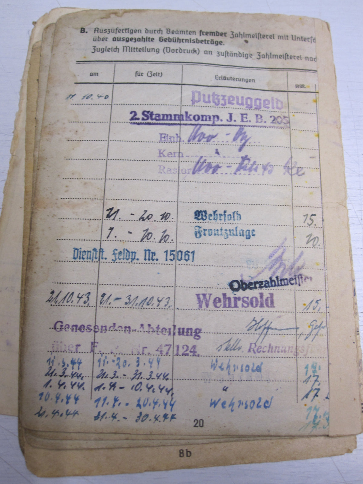 !! DOPPELVERLEIHUNG!! 2X Besitzzeugnis Verleihungsurkunde Ostmedaille Soldbuch Pioniertruppe