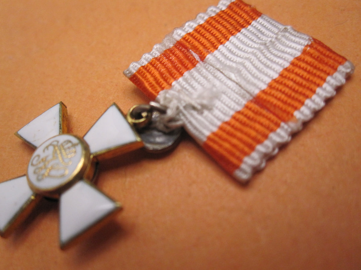 H.W.  -   -   Roter Adler Orden 3.Klasse echt GOLD mit Jubiläumszahl 50