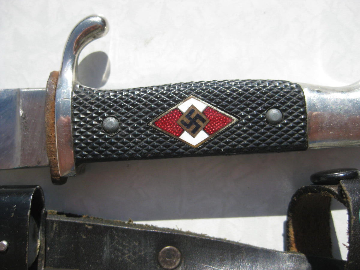 HJ-Fahrtenmesser Hitlerjugend HJ-Dolch   RZM M7/37