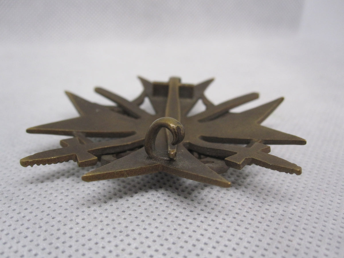 Spanienkreuz in Bronze MIT Schwertern